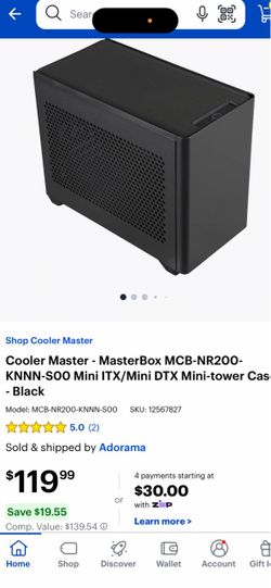 COOLER MASTER NR200P V2 MINI ITX CASE