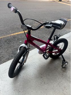 Kids bike and helmet