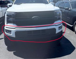 Front bumper off a 2024 F150