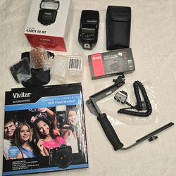 Canon Speedlite 430EX III-RT On Camera Flash w/Bounce Hard Dome Diffuser Bundle