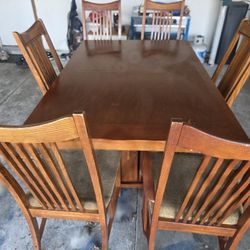 Dining Table + 6 Chairs — Great Condition. Pickup in Indianapolis