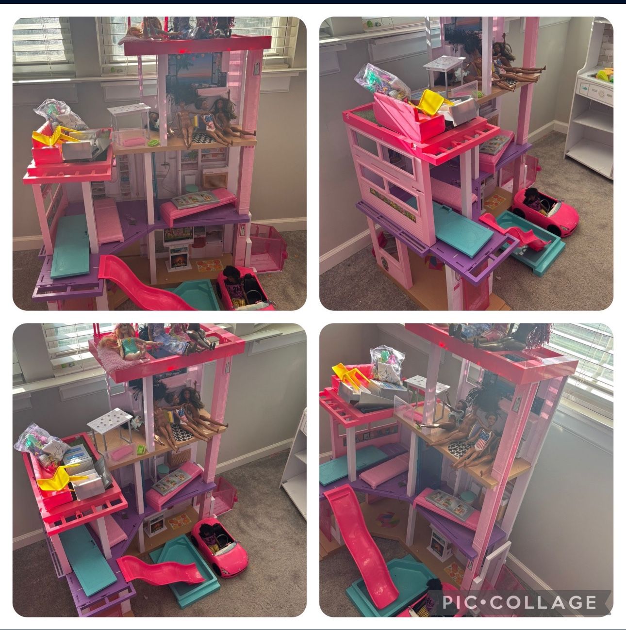 Barbie Dream House w/ Car and Barbie’s