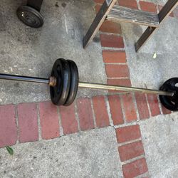 Standard 1 Inch Weight Set 40 Kg+ Bar