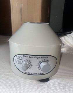 This is a small benchtop laboratory centrifuge (model 800-1 from F2C