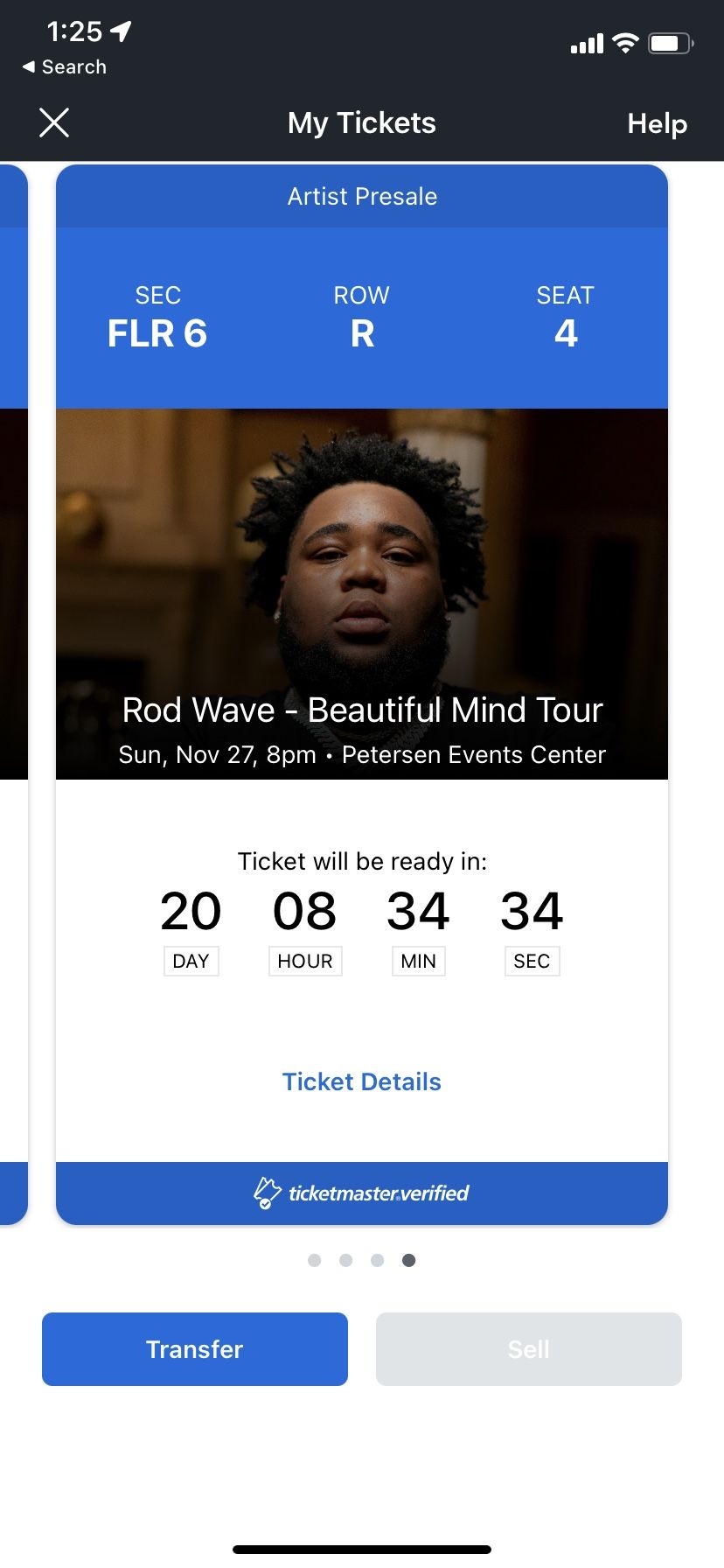 Rod Wave Floor Seats