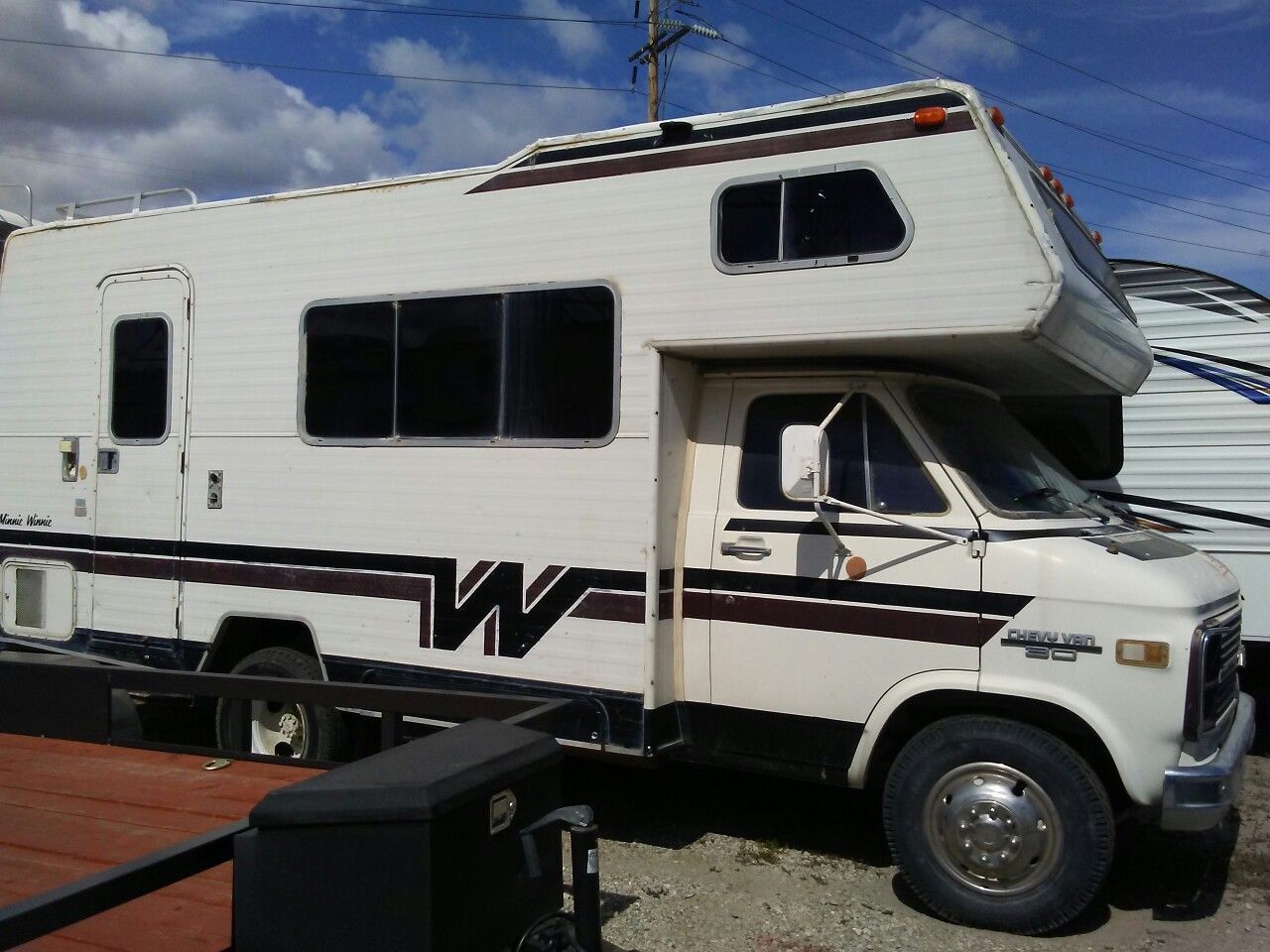 84 Winnebago Minnie Winnie 20 foot diesel current registration runs great needs cleaning TLC