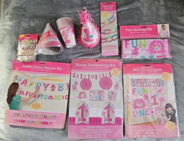 First Birthday Party Supplies