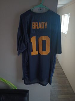 Men's XXXL Tom Brady University Of Michigan Throwback Jersey