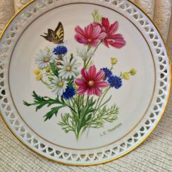 Country Garden Calendar Plate September