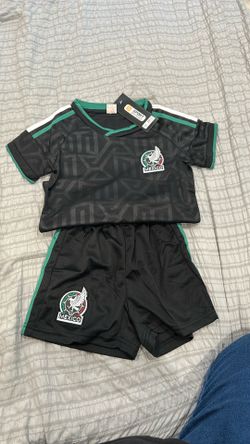 Kids Black Mexico Jersey (set)