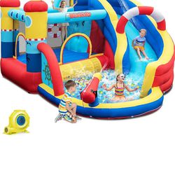 Inflatable Bounce Castle With Slide