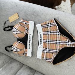 Burberry  Swimsuit Set New With Tags 