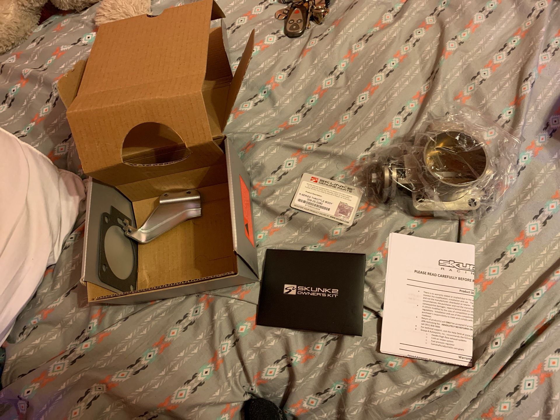 K series Skunk 2 throttle body 70mm NEW