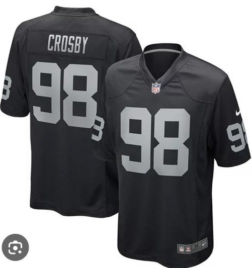 Raiders Crosby Jersey Large $50 Firm On Price