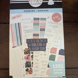 The Happy Planner Wedding Stickers