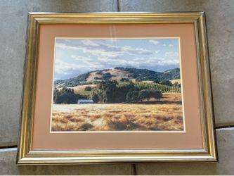 Wine Country Landscape Painting || From March Air Force Base