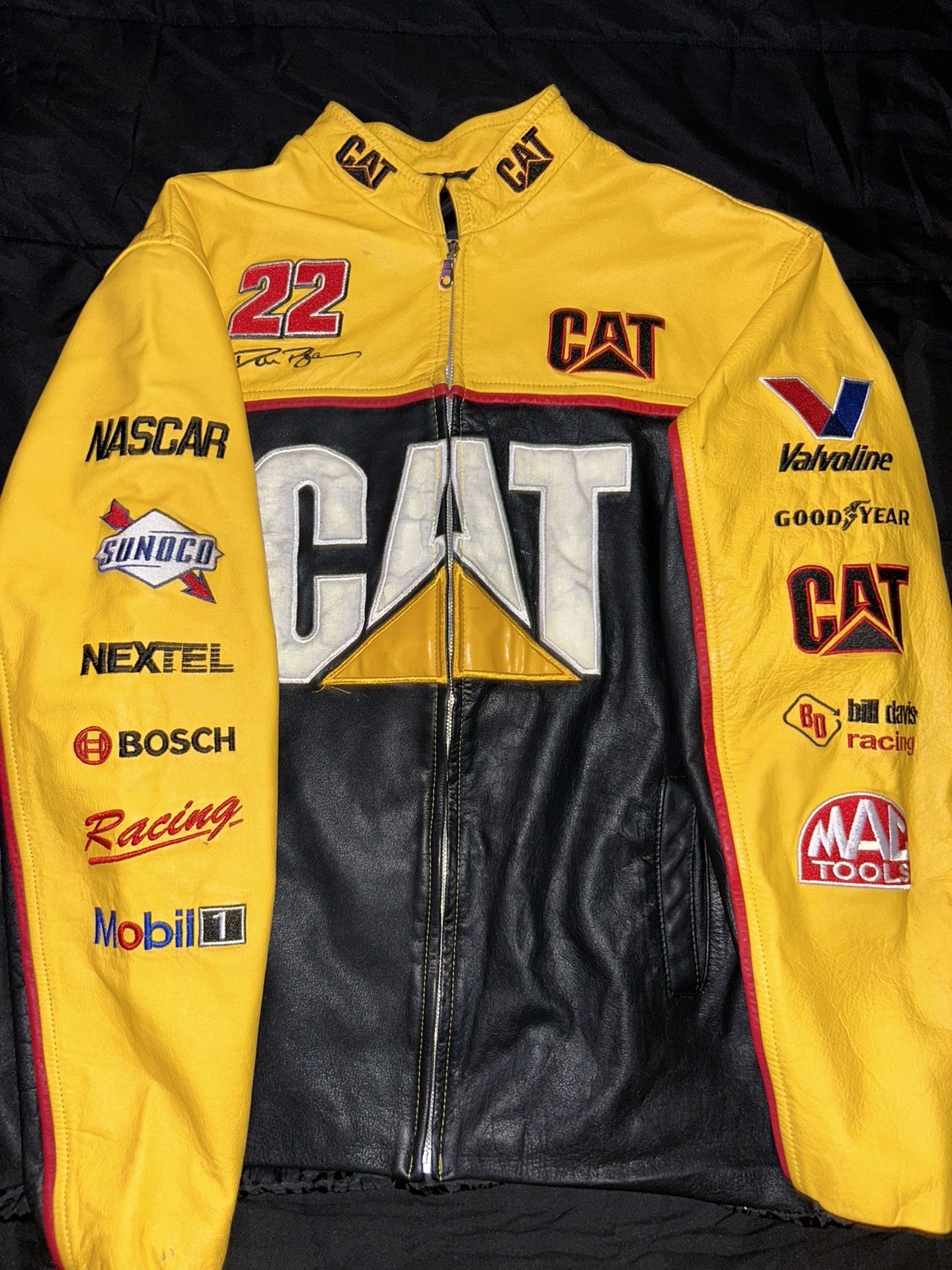 CAT Vintage Yellow Leather Jacket Size XXXL 100$ (OBO)
