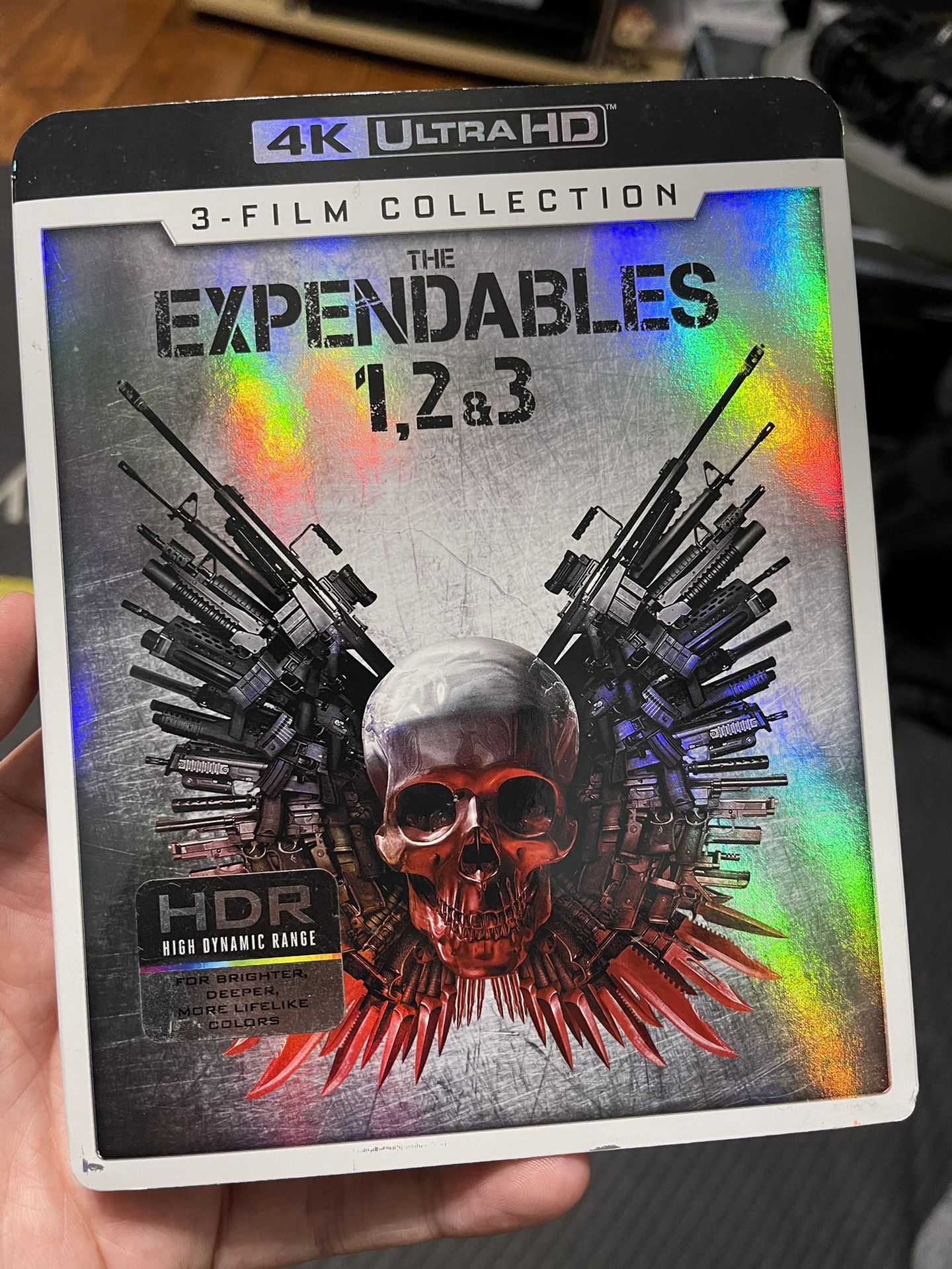 The Expendable 1, 2 & 3 4K Blu-ray