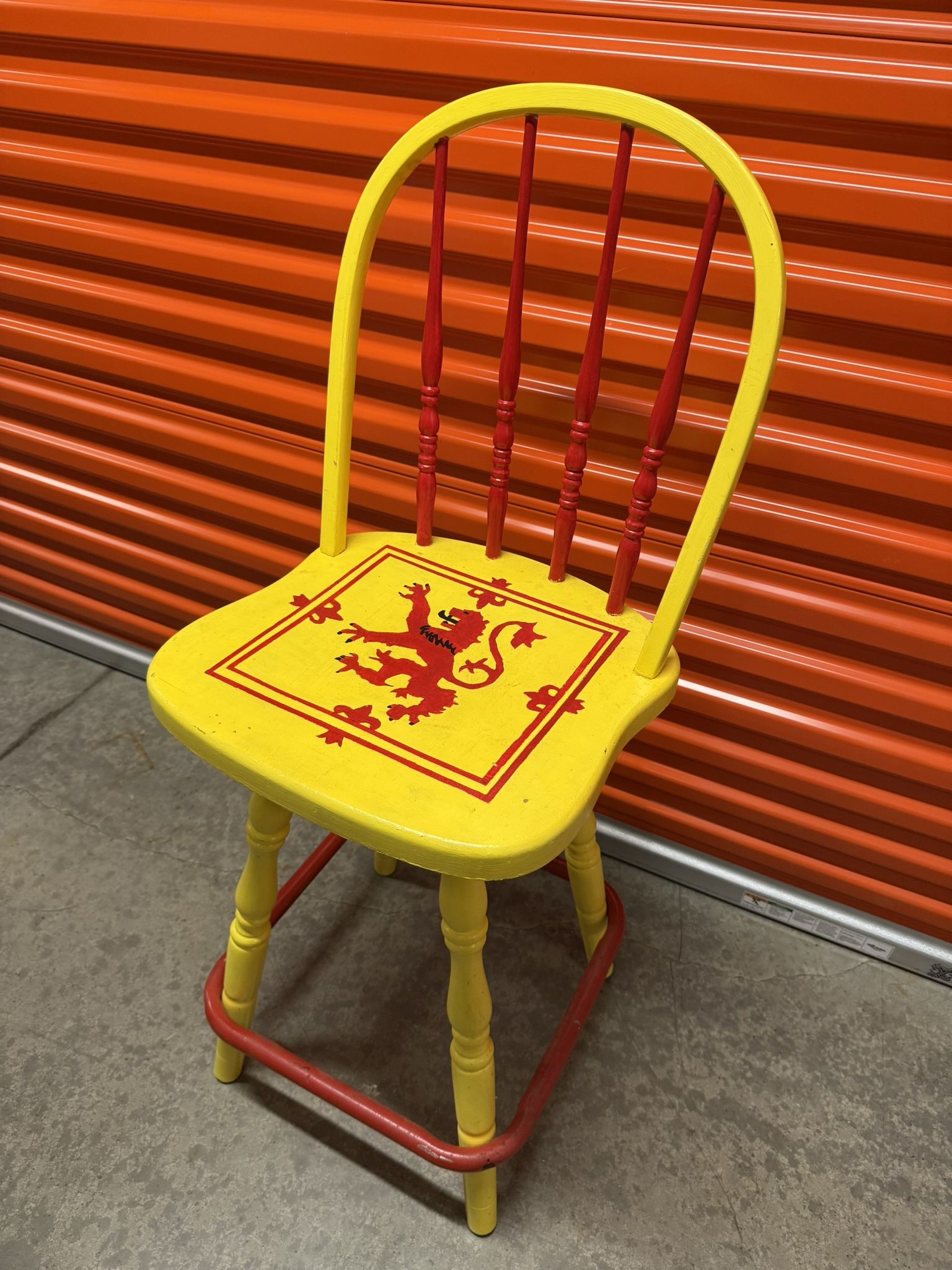 Hand Painted Bar Chair