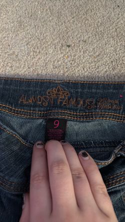 Almost famous always fabulous low rise jeans