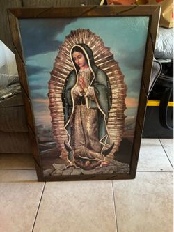 Virgin Mary Picture Frame