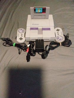 Original Super Nintendo with 1 Game(Super Mario World)