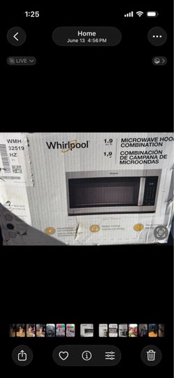 WHITLPOOL MICROWAVE COMBINATION