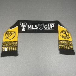 MLS Cup Scarf 2020 Finals Columbus Crew - Seattle Sounders Black Yellow Continental 