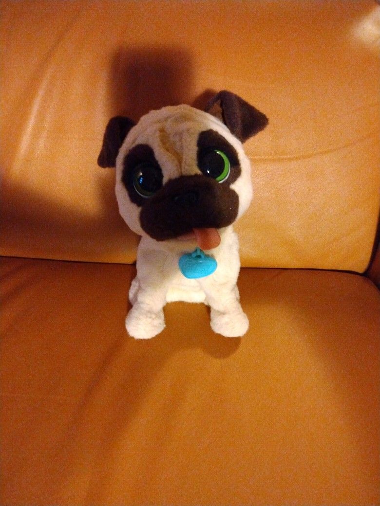 FurReal Friends JJ My Jumpin' Pug Puppy Dog interactive Toy Plush Works Great! 