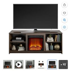 Tv Stand With Fireplace 