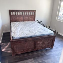 Full bed and mattress