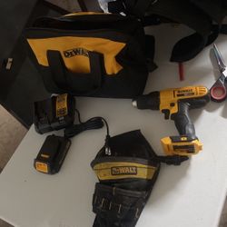 Tool Belt And Drill