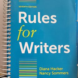 Rules for Writers Seventh Edition