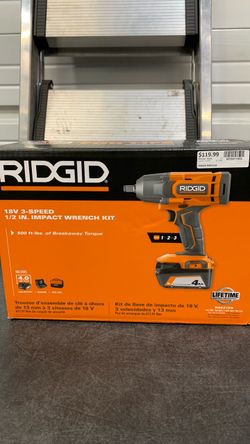Ridgid Impact Wrench $119.99