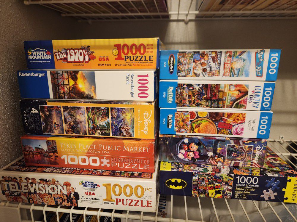 Lot of 10 Puzzles 