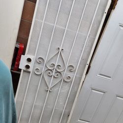 White Security Door 30x79
