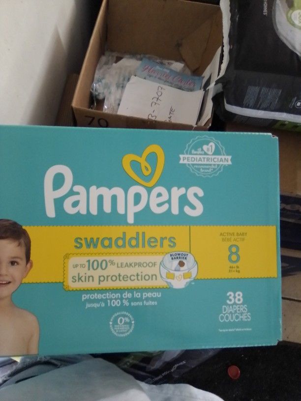 Pampers Size 8 (HALF PRICE)