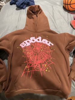 Brown Sp5der hoodie
