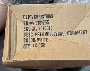 Brand New Volleyball Ornaments Cash Only