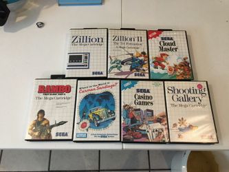 Sega Master 8 bit - 7 games in box
