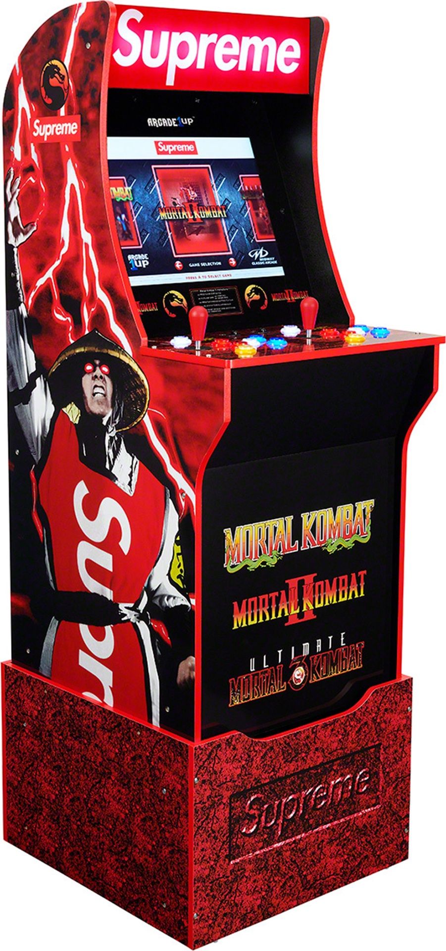 Arcade1UP x Supreme Mortal Kombat Arcade Machine
