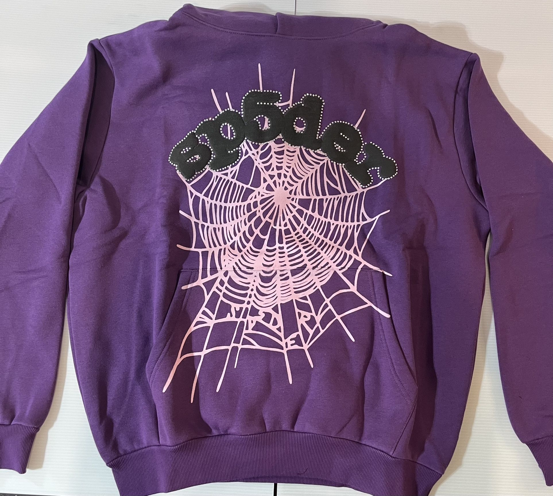 purple sp5der hoodie