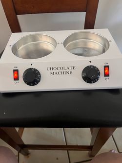 Double Pot Electric Chocolate Melting Machine