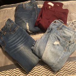4 girls size 10 jeans