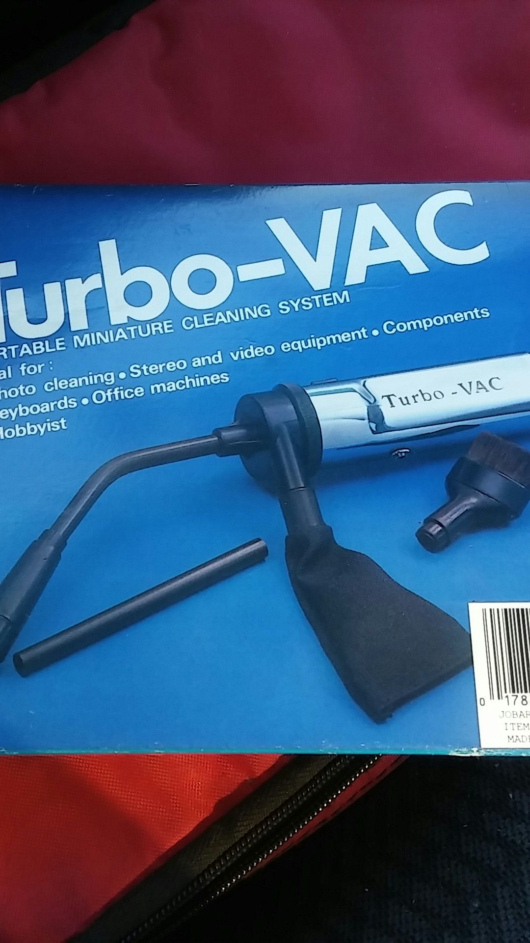 Turbo-Vac Portable miniature cleaning system