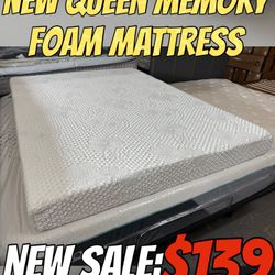 NEW QUEEN MEMORY FOAM MATTRESS 