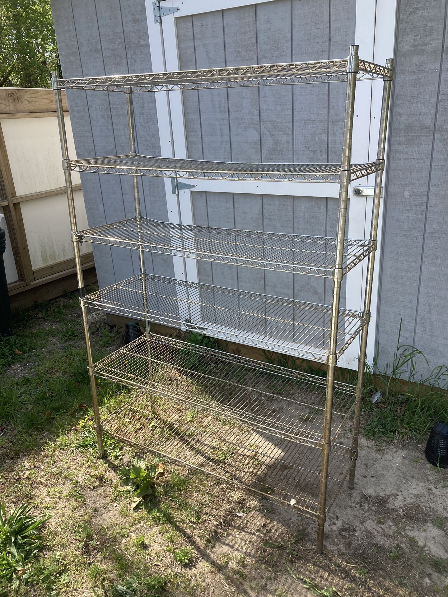 NSF-Certified 6 Tier Wire Shelving Unit - 47.5” x 18” x 70.5” - Perfect for Home, Garage, or Kitchen