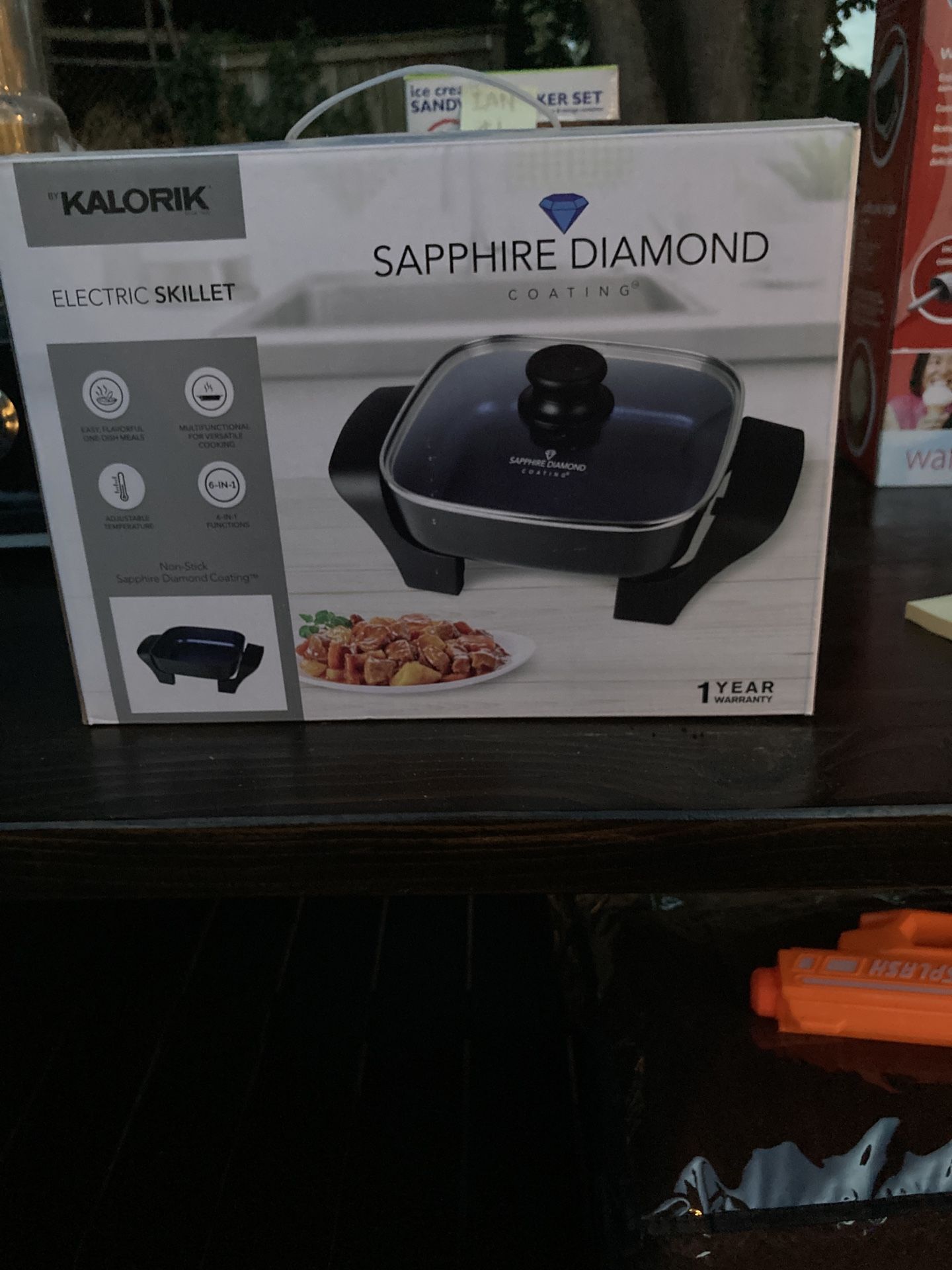 Kalorik 8” X 8” Electric Skillet