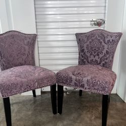 Vintage Purple Chairs