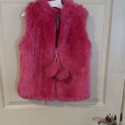Girls super Soft Faux Fur Vest 